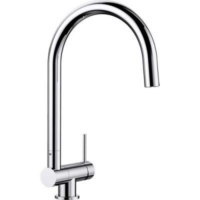 Blanco CORESSA-F chrom Küchenarmatur Hochdruck mit Rohrauslauf und Hebel rechts 521543